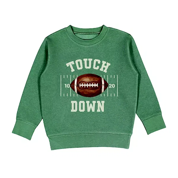 Детская толстовка для мальчиков с круглым вырезом Touchdown Sweatshirt Sweet Wink, Hunter Green