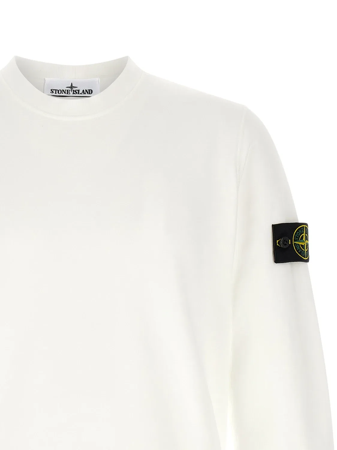 Свитшот 6100060 Stone Island, белый — фото 3