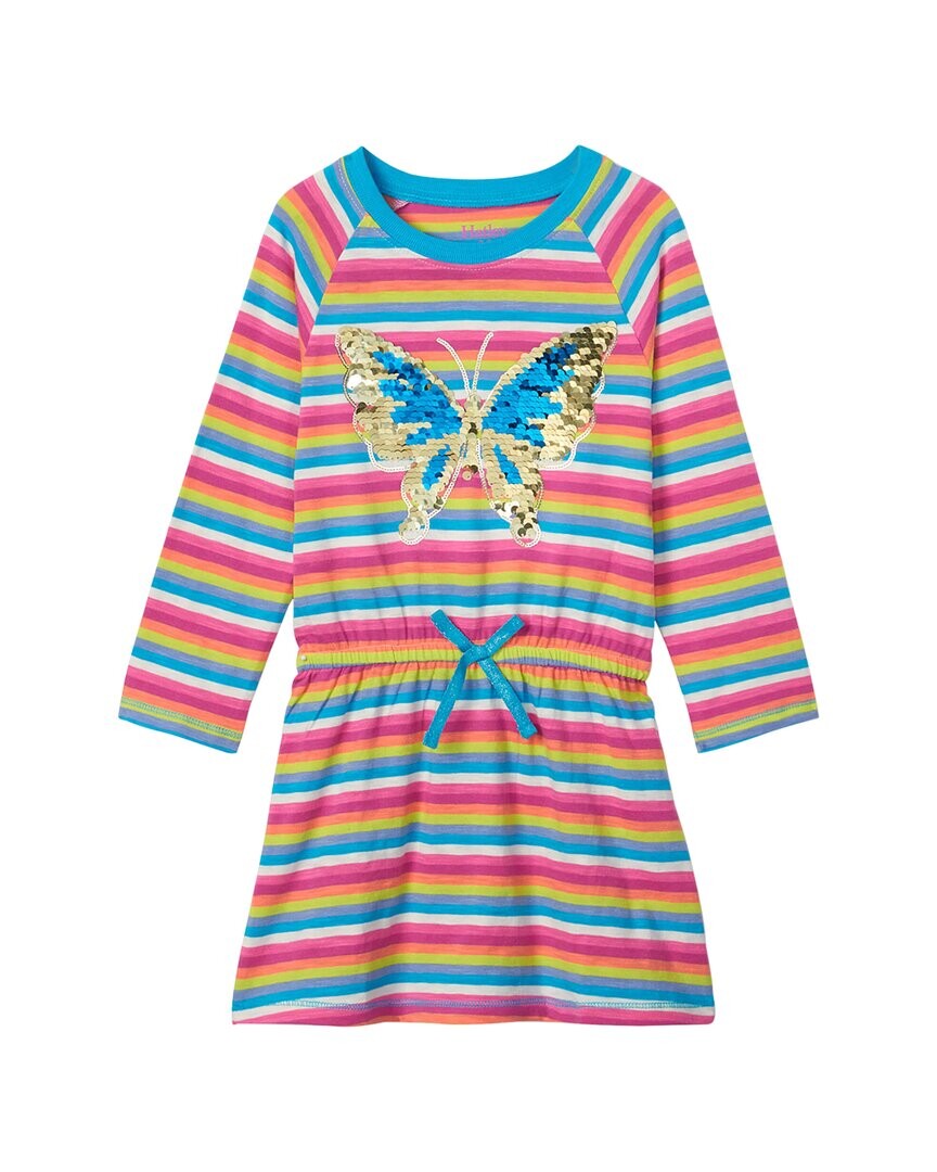 

Платье Hatley Groovy Rainbow с заниженной талией реглан, мультиколор