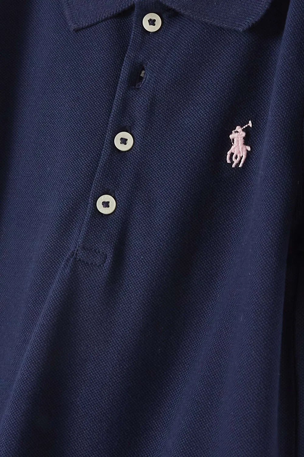 Платье-поло хлопковое с логотипом Polo Ralph Lauren, серый — фото 3