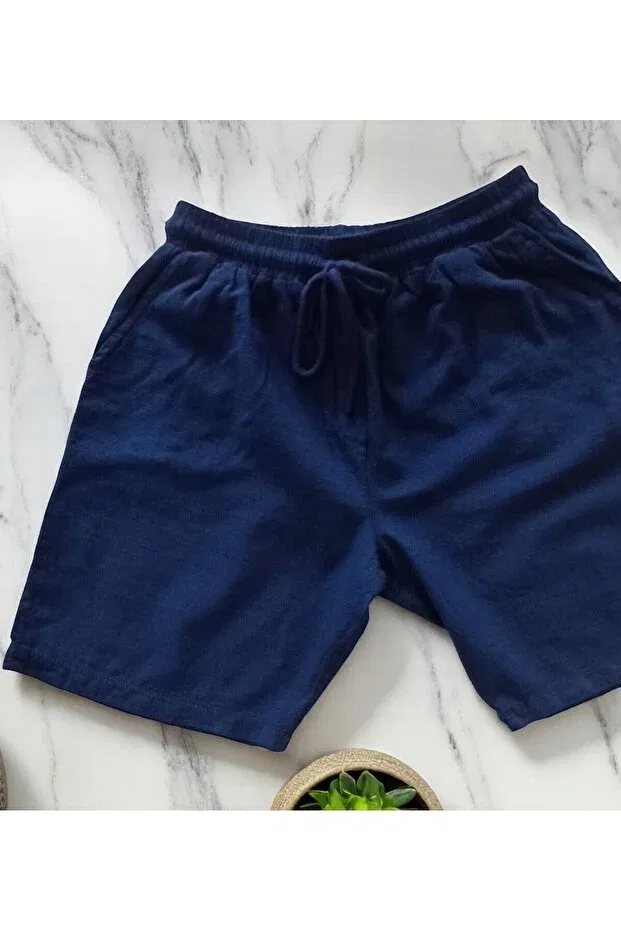 Детские шорты для мальчиков хлопковые Ryan Reka Tekstil, Navy Blue — фото 4