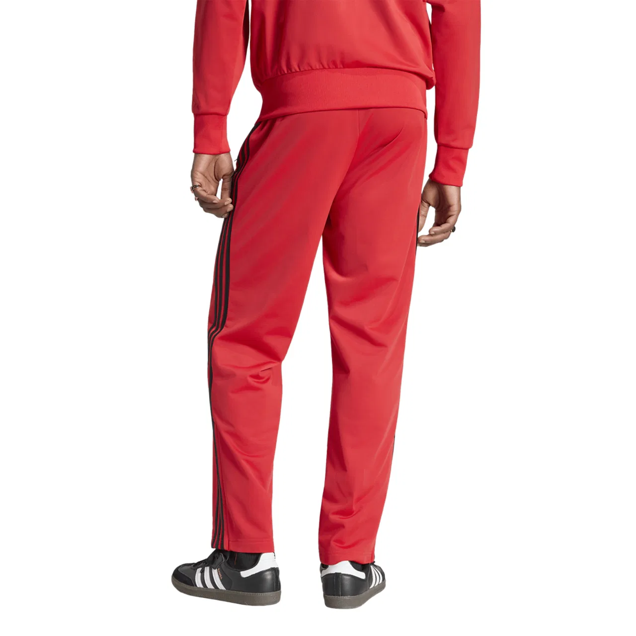 Мужские спортивные брюки Firebird Track Adidas, цвет Vivid Red — фото 2