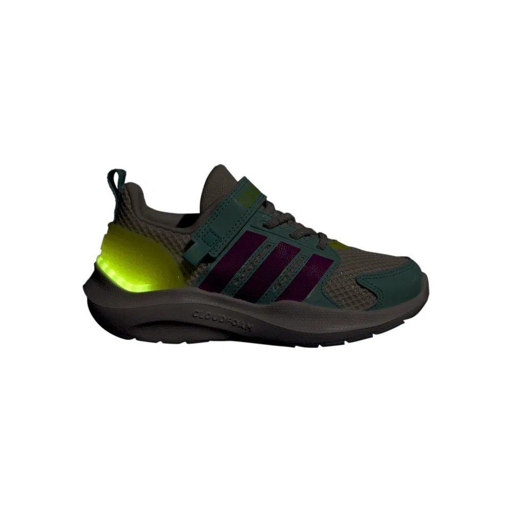 Детские кроссовки для девочек с LED-подсветкой LIGHTORAMA RNR EL C adidas — фото 3