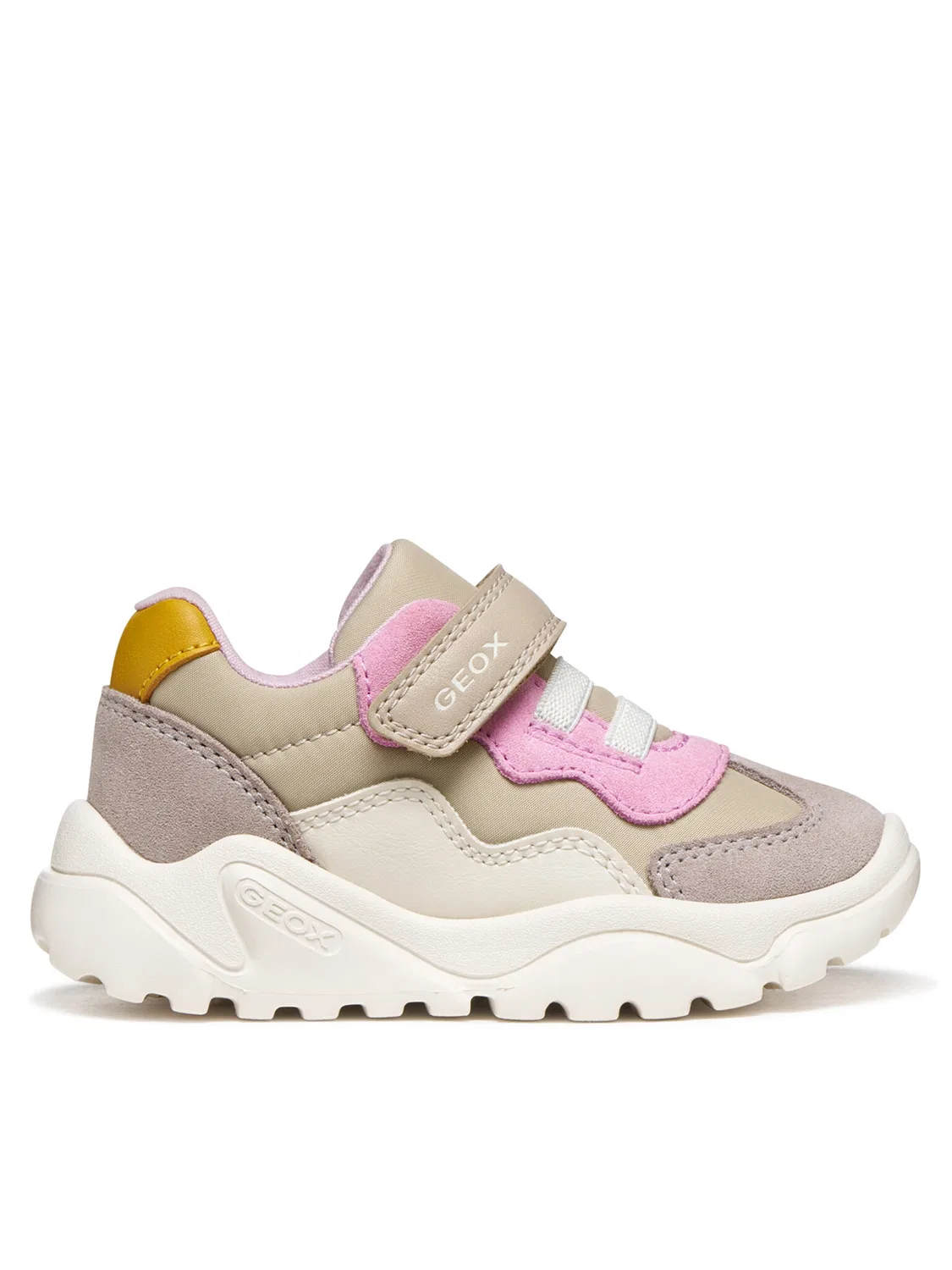 Кроссовки для девочки Ciufciuf Girl Geox, бежевый