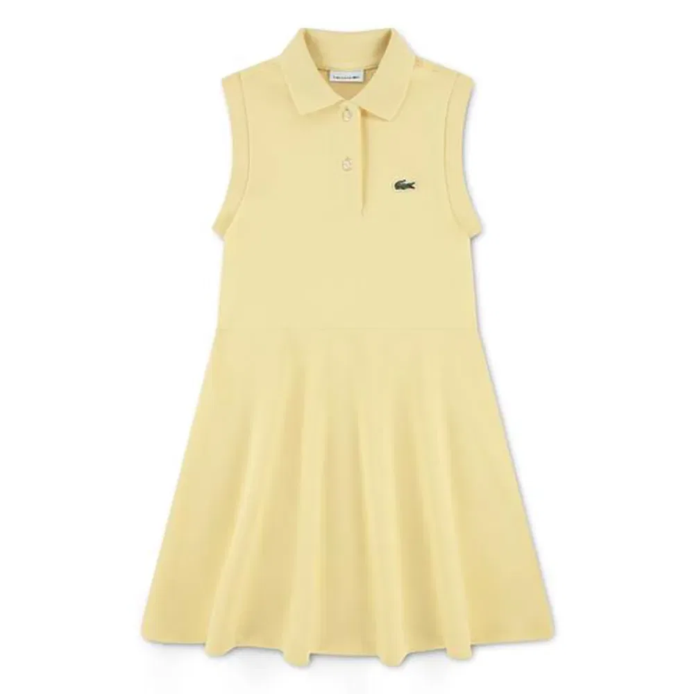 Платье без рукавов Lacoste Kids, желтый