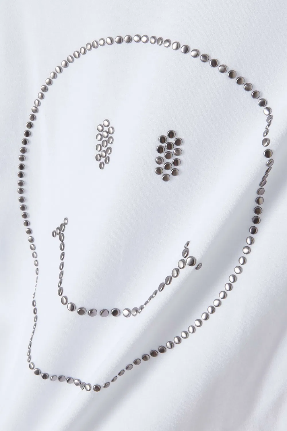 Футболка с принтом Studded Smiley Moschino — фото 2