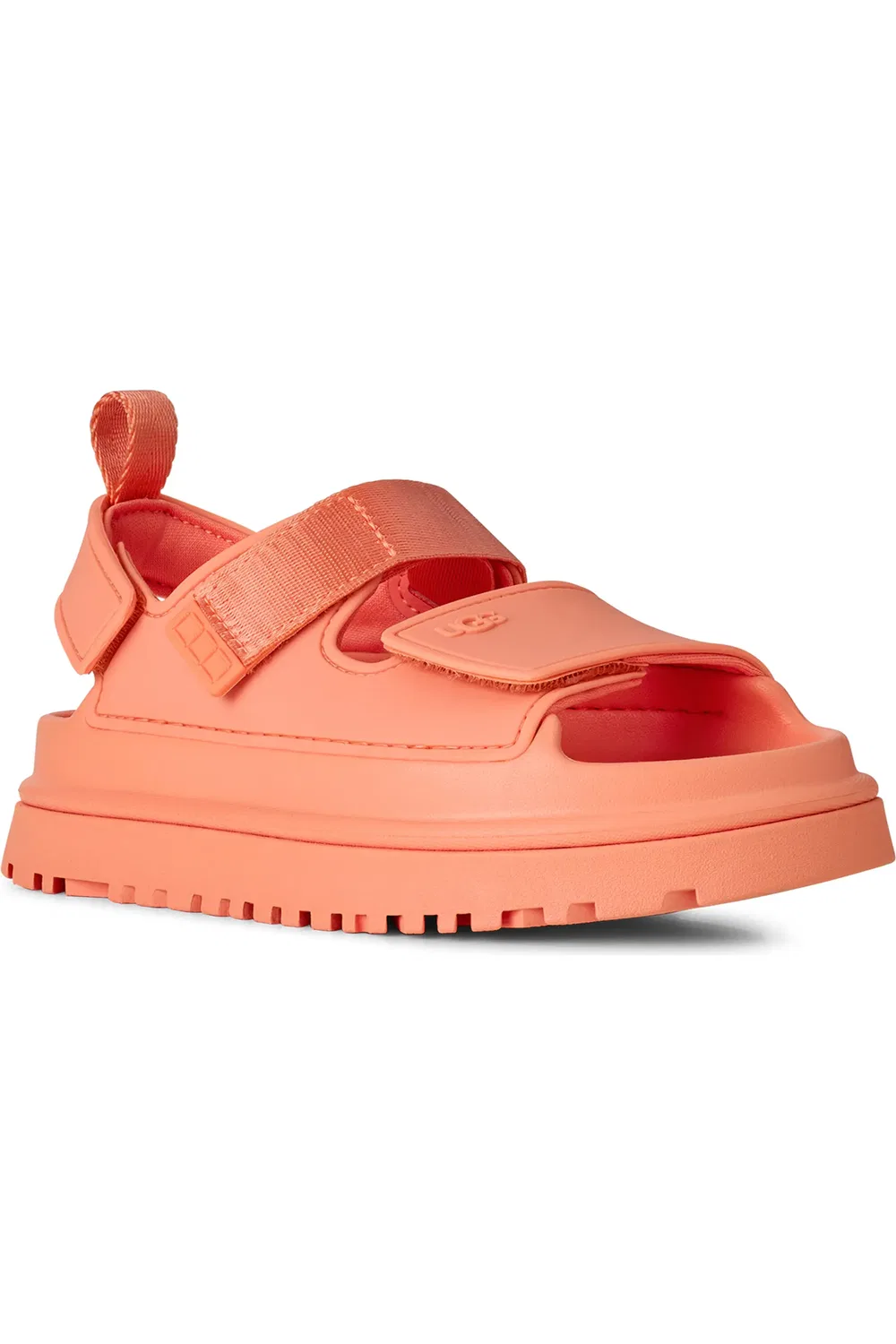 Детские сандалии ремешки на липучке GoldenGlow UGG, Grapefruit