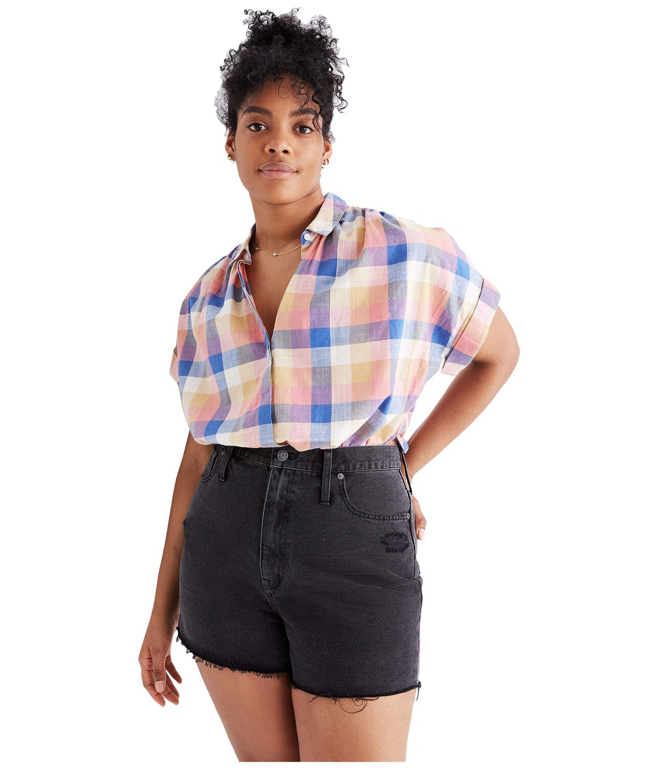 

Шорты Madewell, The Momjean Shorts in Encino