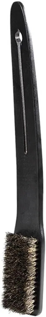 Щетка для тела с натуральной щетиной, деревянная ручка, 44 см, Black Generic
