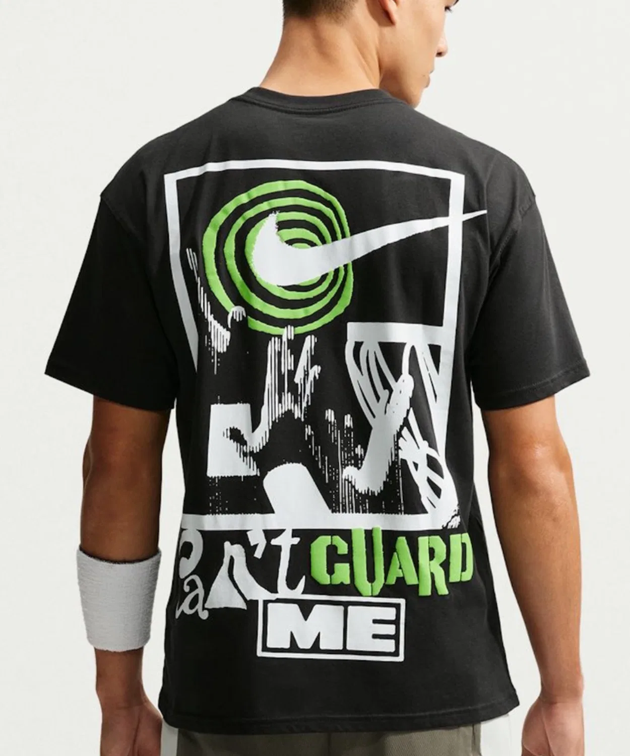 Мужская футболка с коротким рукавом M90 Asbury Guard NIKE, Black — фото 3
