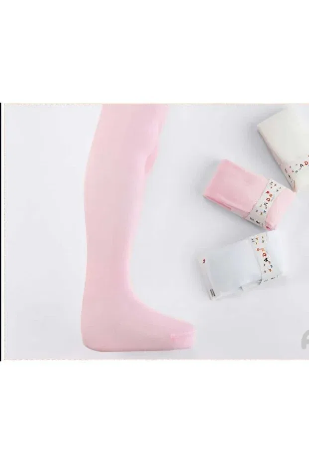 Детские носки для новорожденных хлопковые 3-предметные Basics Efilaccessories, White, Pink, Cream