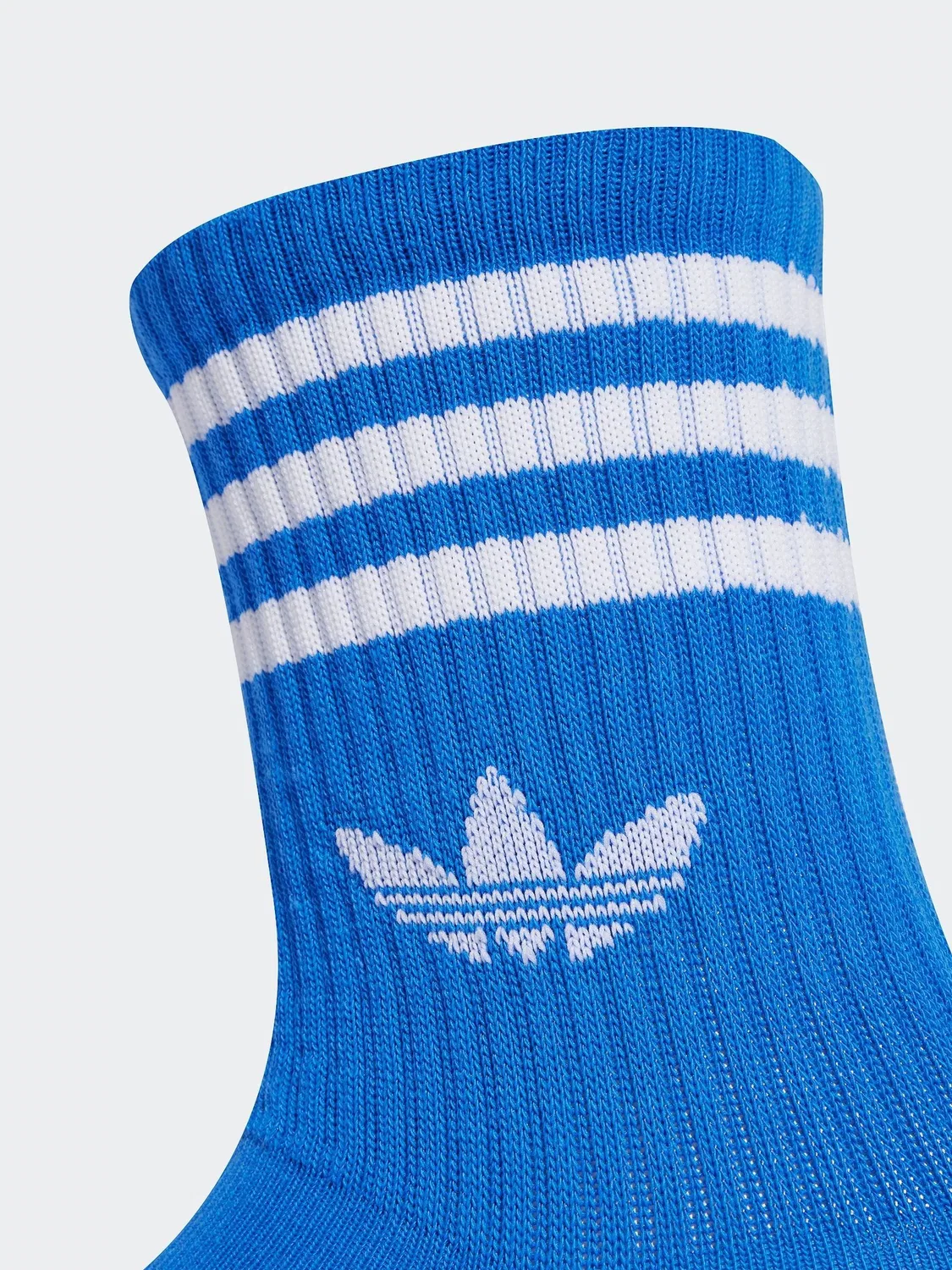Носки повседневные Crew Three Stripe Socks, adidas Originals, светло-красный — фото 4