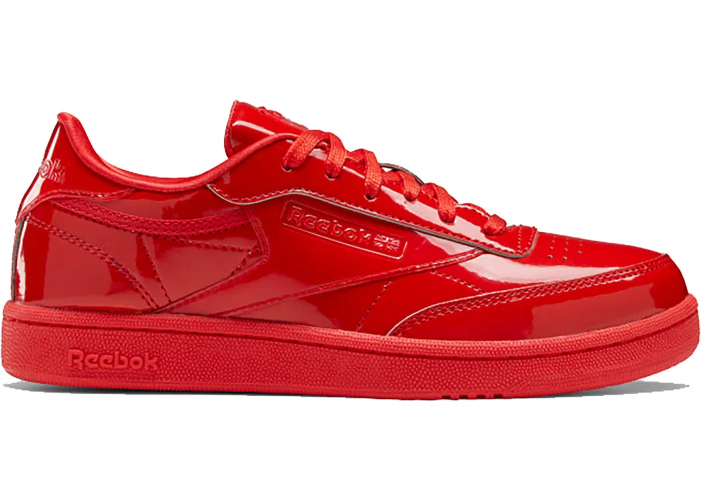 Детские кроссовки Lifestyle с принтом Reebok Cardi Club C Double Reebok, Instinct Red