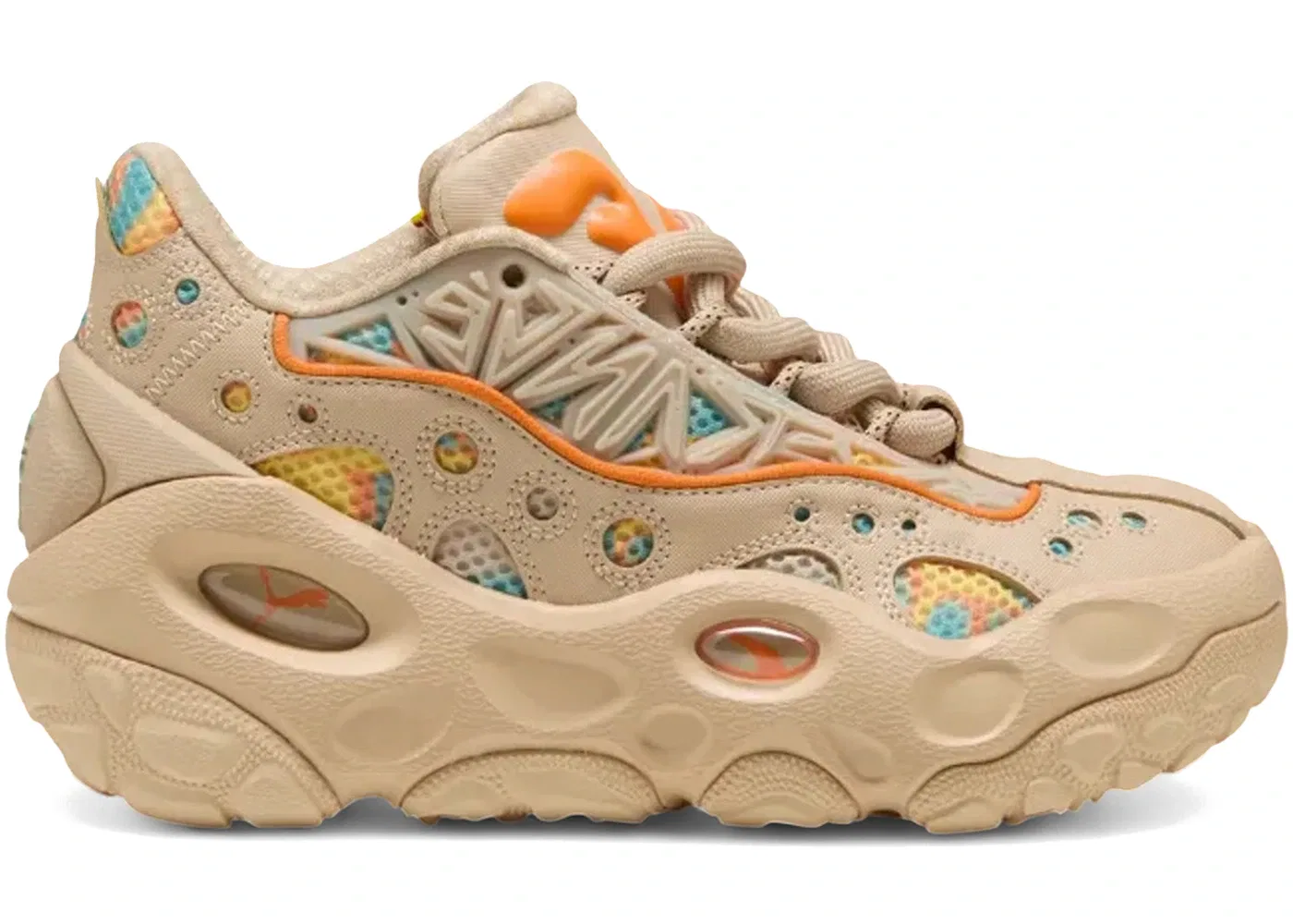 Детские кроссовки Lifestyle Puma LaMelo Ball LaFrancé RNR, Light Sand/Orange Glo/Aquatic