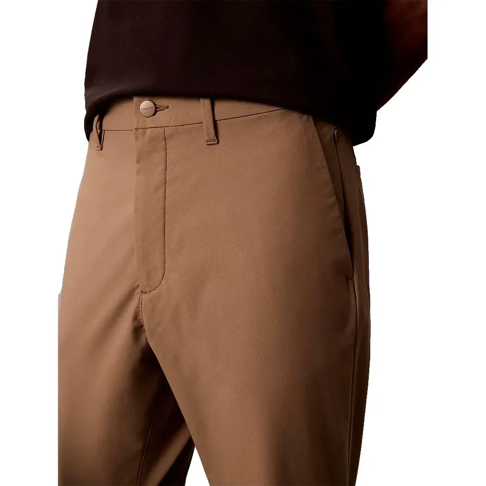 Джинсы Slim Stretch Fit Calvin Klein, коричневый — фото 3