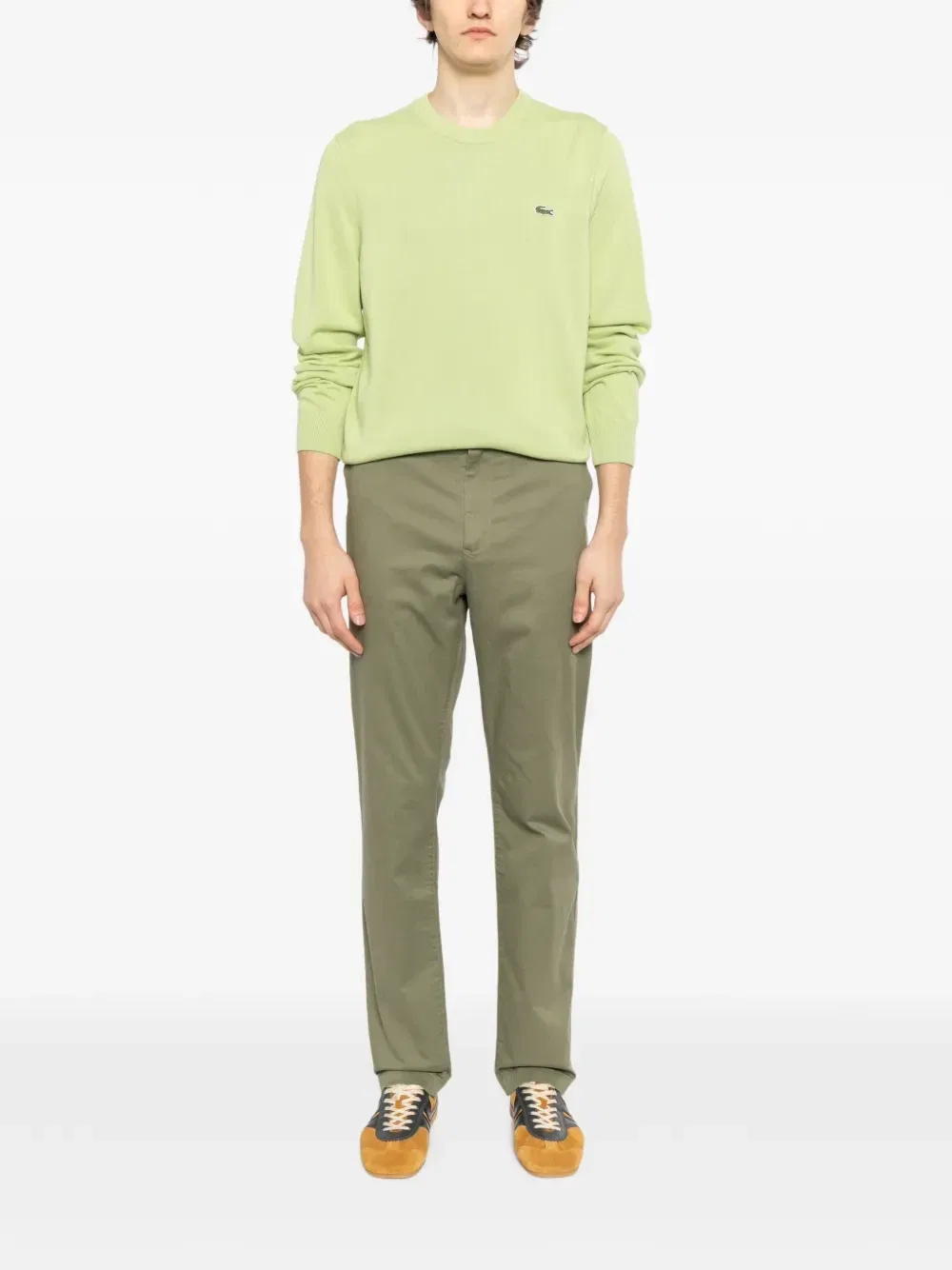 Свитер Monochrome Lacoste, зеленый — фото 2