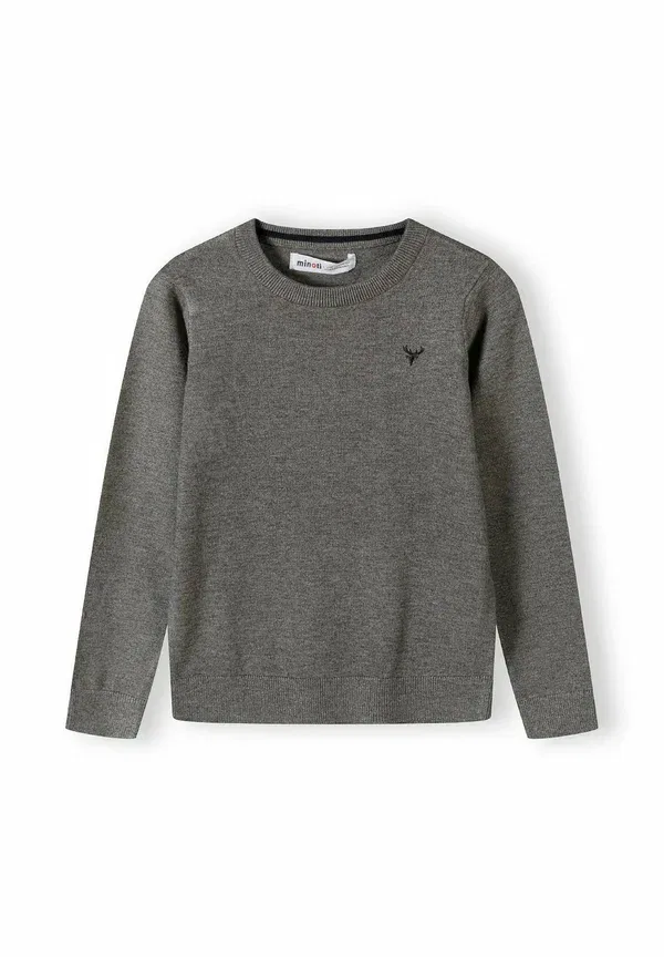Свитер из вискозы Crew neck long sleeve Minoti, Mottled Grey, серый — фото 2