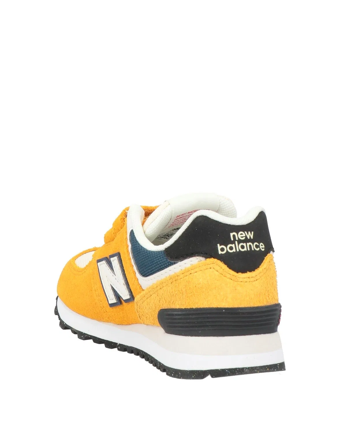 Детские кроссовки для девочек с замшевыми вставками New Balance, оранжевый — фото 3