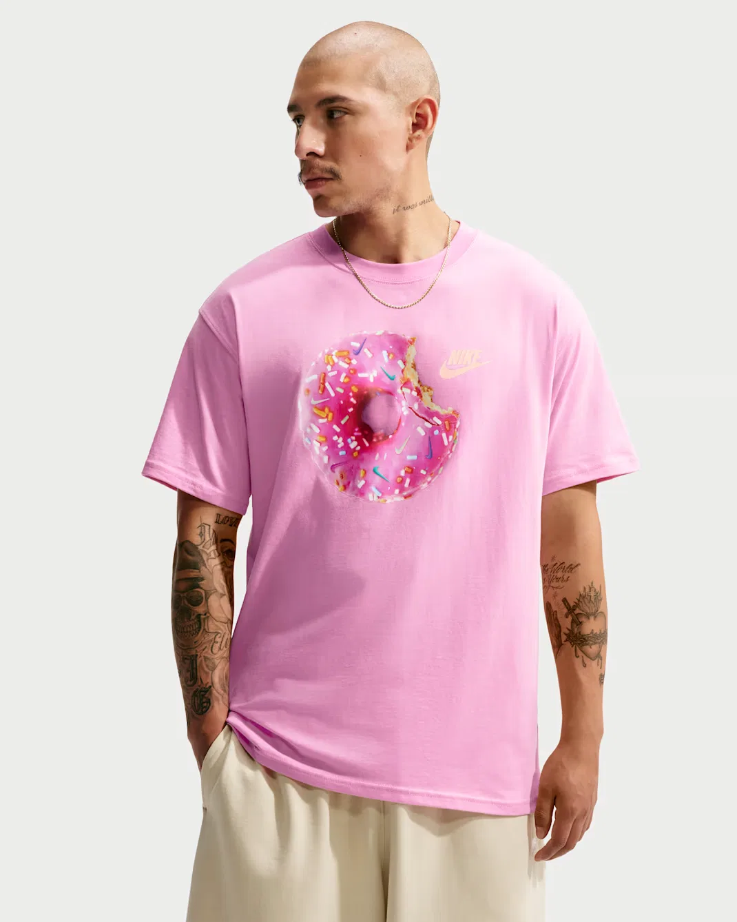 Мужская футболка Nike Sportswear "Donut", Pink Rise