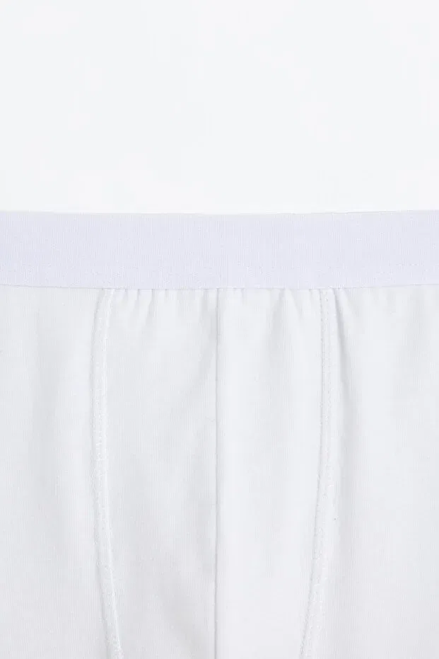 Детский комплект боксеров для мальчиков Pack of 5 basic boxers Lefties, White/Grey — фото 4