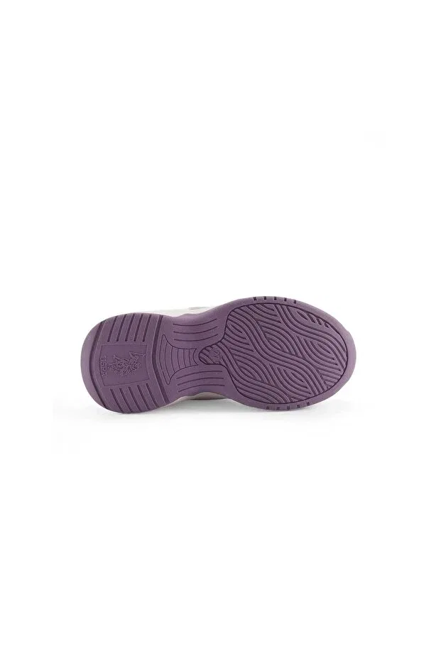 Детские туфли для девочек с принтом Lery kids shoes U.S. Polo Assn., Lilac — фото 4