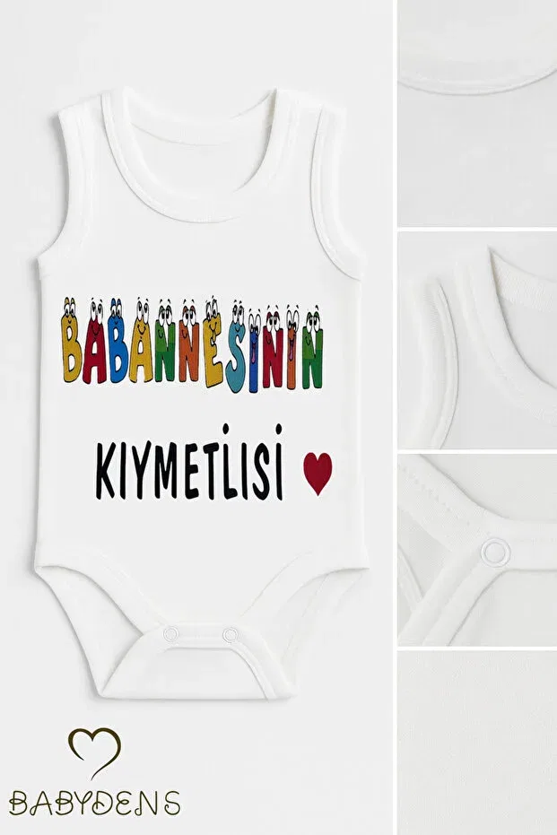 Детское боди без рукавов Grandma'S Precious Babyden'S, White — фото 2