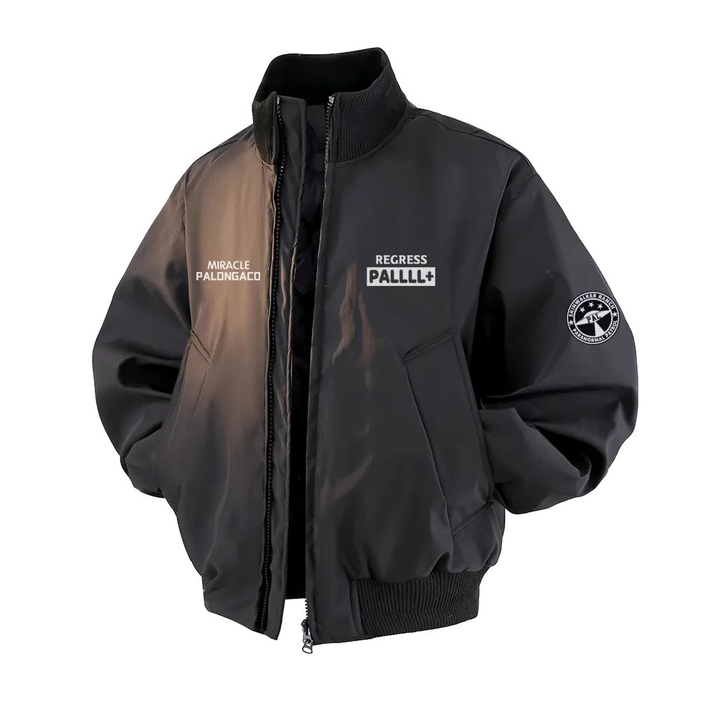 Детский пуховик с воротником-стойкой Down Jackets Unisex PAL ONGACO, Navy Blue — фото 3