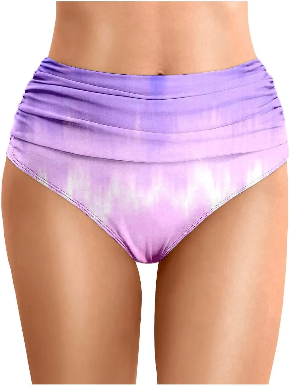 Женские бикини-шорты с принтом Plus Size, Purple