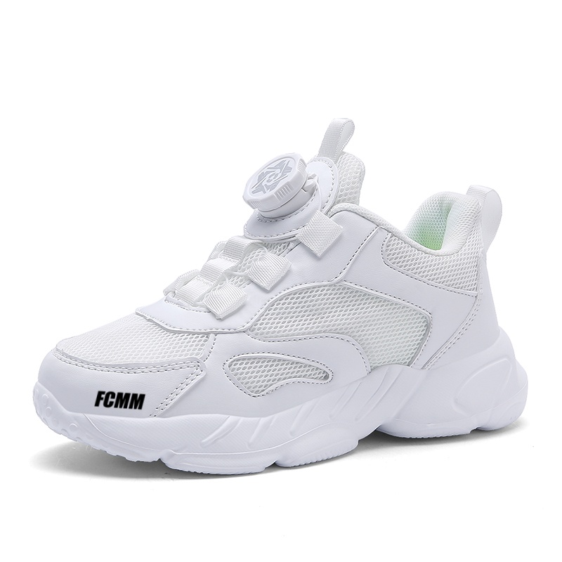 

FCMM Противоскользящие износостойкие повседневные кроссовки белого цвета для детей