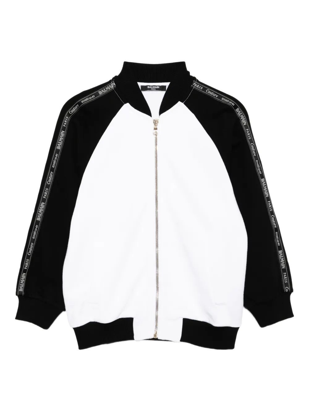 

Бомбер с логотипом Balmain Kids, белый