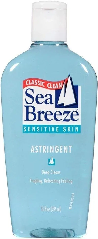 Лосьон для лица Sea Breeze Actives Sensitive Skin Astringent, 10 fl oz, 6 шт, Seabreeze