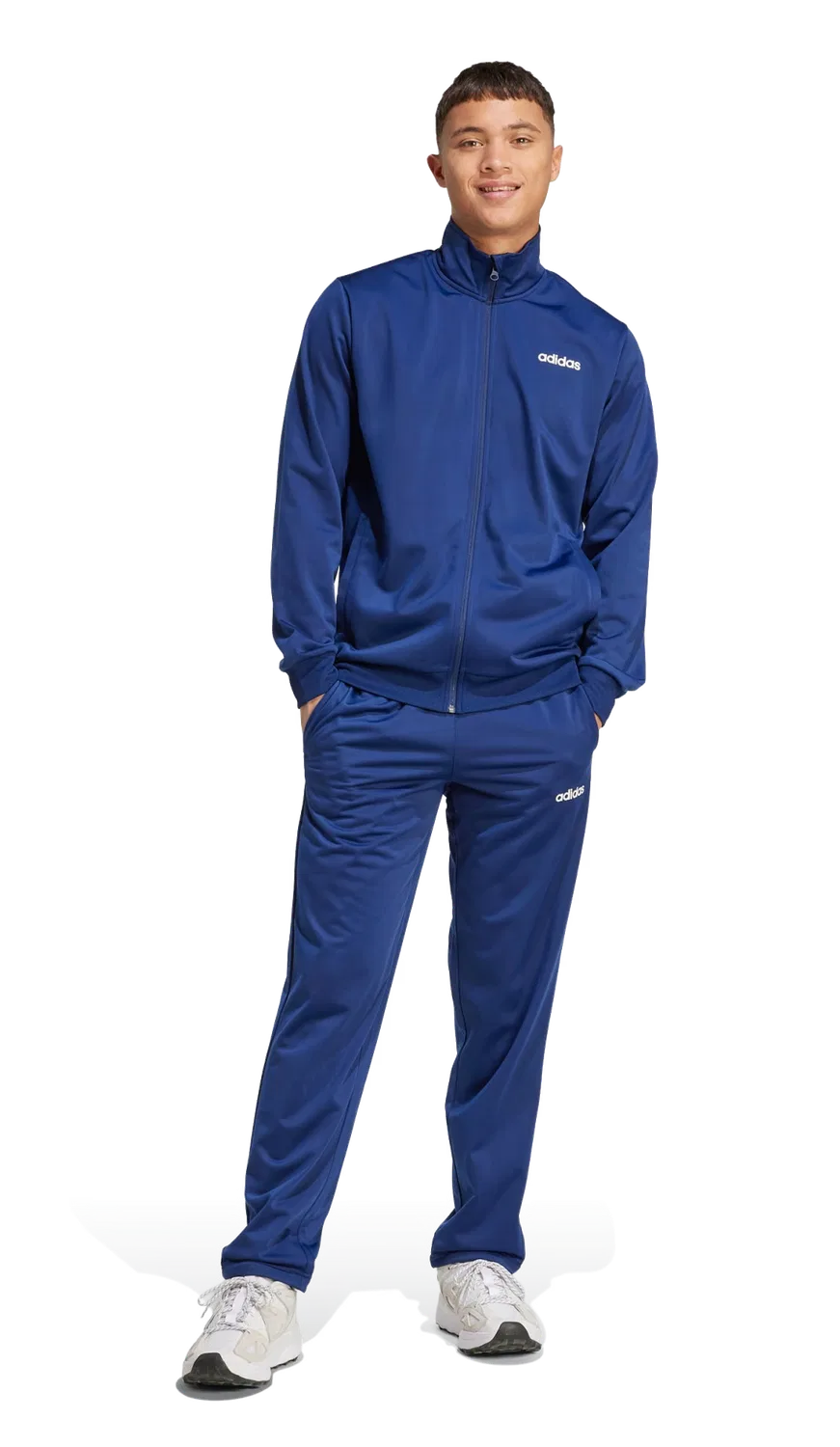 Мужской спортивный костюм линейный Adidas, синий — фото 2