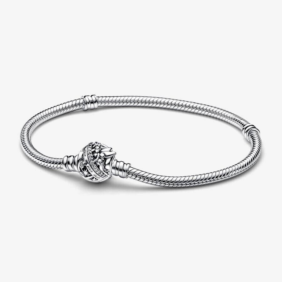 

Браслет Pandora x Disney Tinker Bell Clasp Moments Snake Chain, серебро