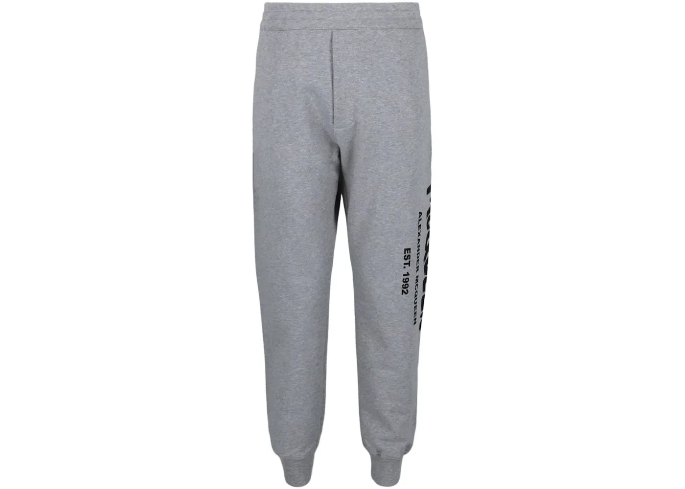 Мужские спортивные штаны с принтом Alexander McQueen, Grey Black