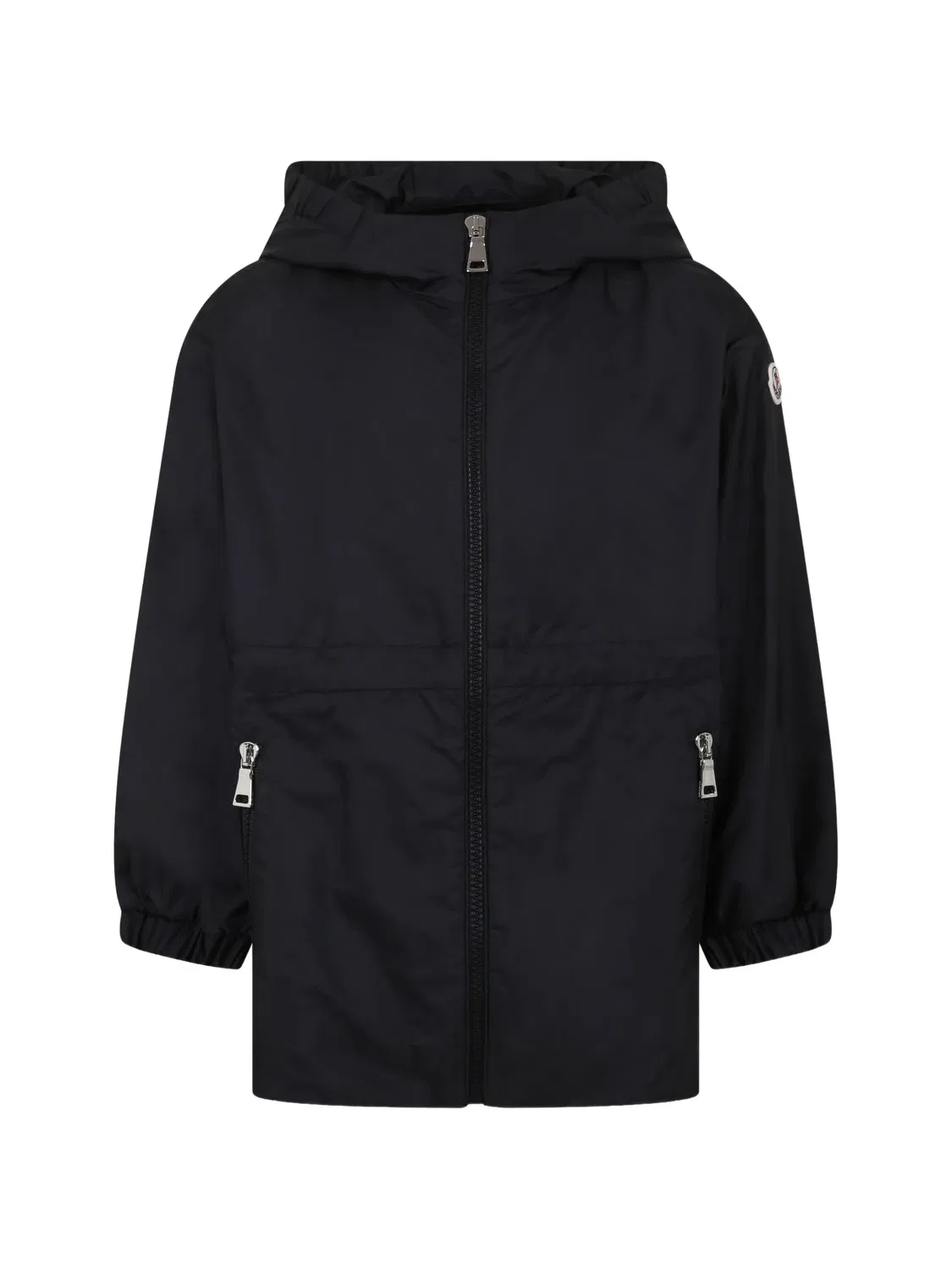 Куртка с капюшоном, черная Moncler, черный