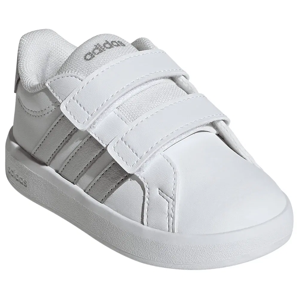 Кроссовки Adidas Grand Court 30 для малышей, белый — фото 2