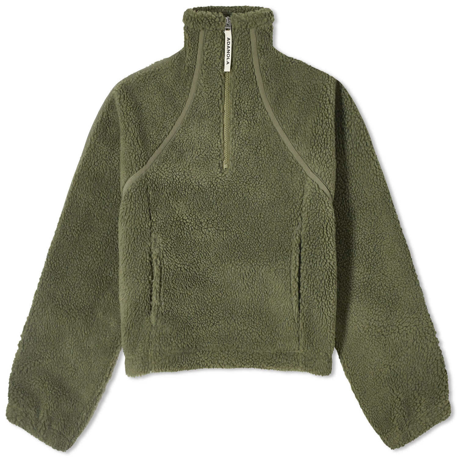 

Свитшот Adanola Quarter Zip Fleece, хаки
