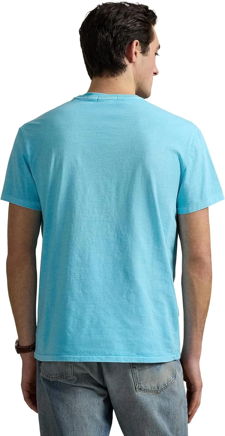 Мужская футболка с принтом Classic Fit Polo Ralph Lauren, Turquoise Nova — фото 2