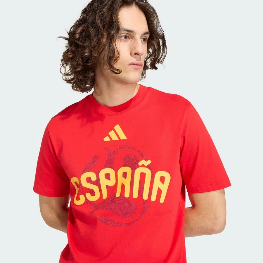 Футболка с длинным рукавом Performance JZ8920 FIFA World Cup 26 Spain adidas, Красный — фото 4