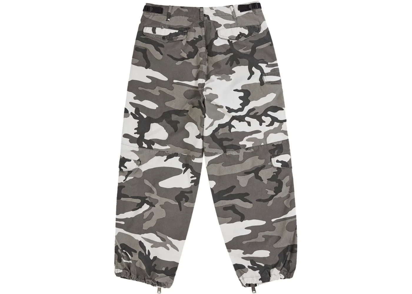Мужские брюки с камуфляжным принтом Supreme Alpha Industries Cotton Flight Pant, Snow Camo — фото 2