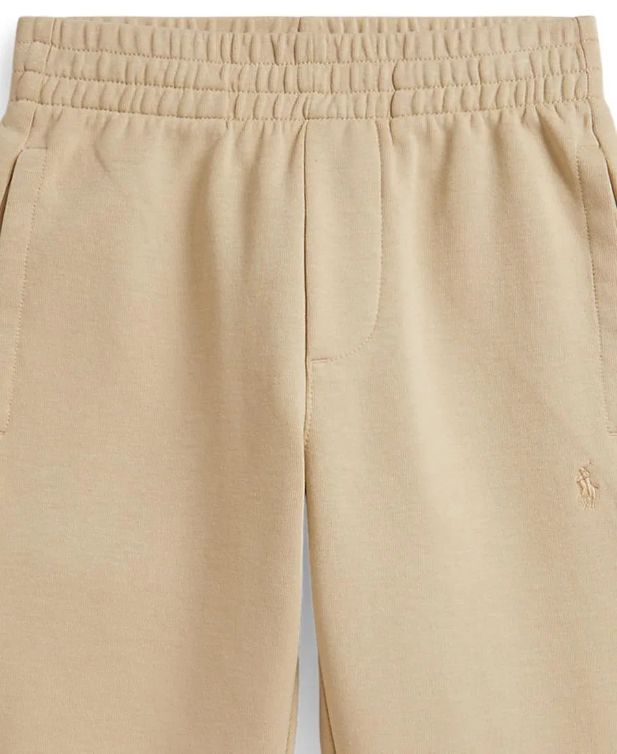 Детские спортивные брюки с эмблемой Polo Ralph Lauren, Tallow Cream — фото 3