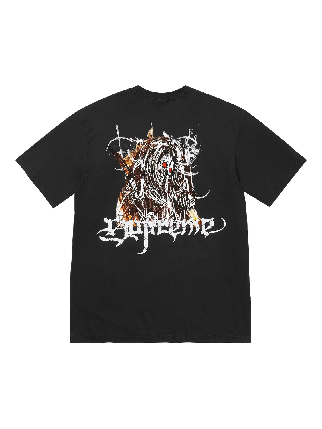 Supreme Футболка Satan Черный — фото 2