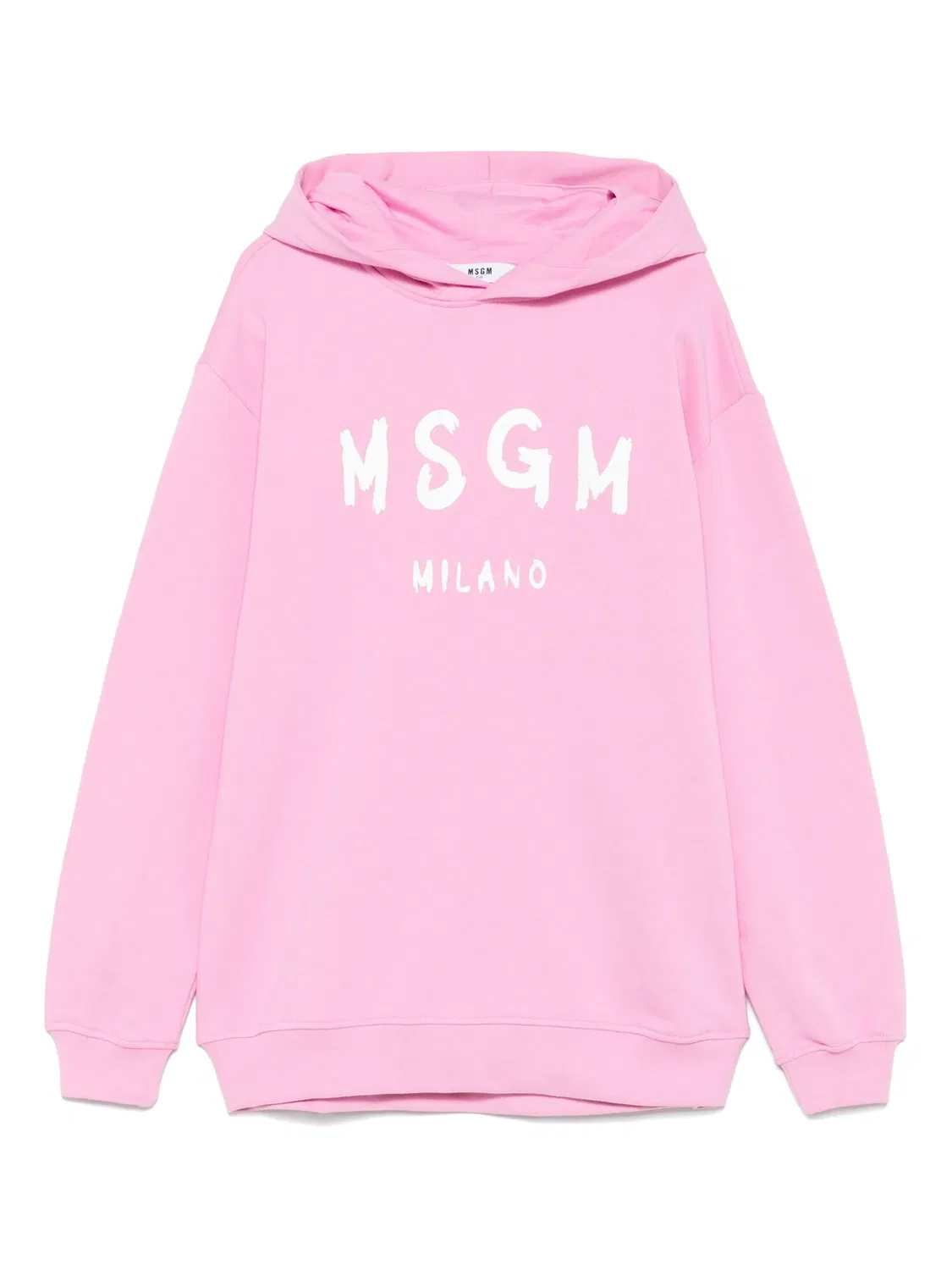 MSGM Худи с логотипом розового цвета