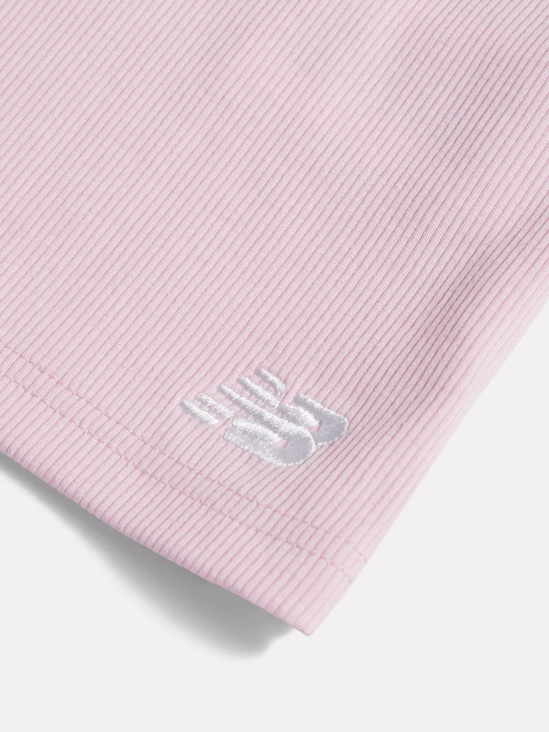 Топ-борцовка New Balance Pink Rib Vest, розовый — фото 3