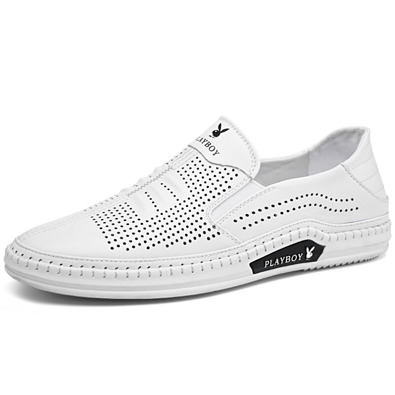 Туфли мужские Men"s Casual Men Low-Top Playboy, белый — фото 2