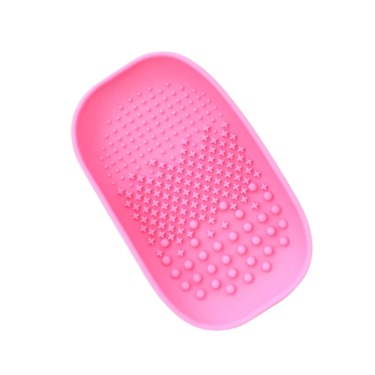 Щетка для очистки кистей, силиконовая, DEARMAMY, 15.2 x 9 x 3 см, Pink