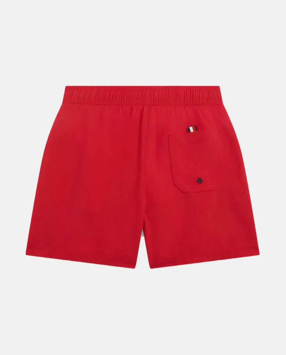Детские плавки для мальчиков с корпоративным логотипом Tommy Hilfiger, Rojo — фото 2