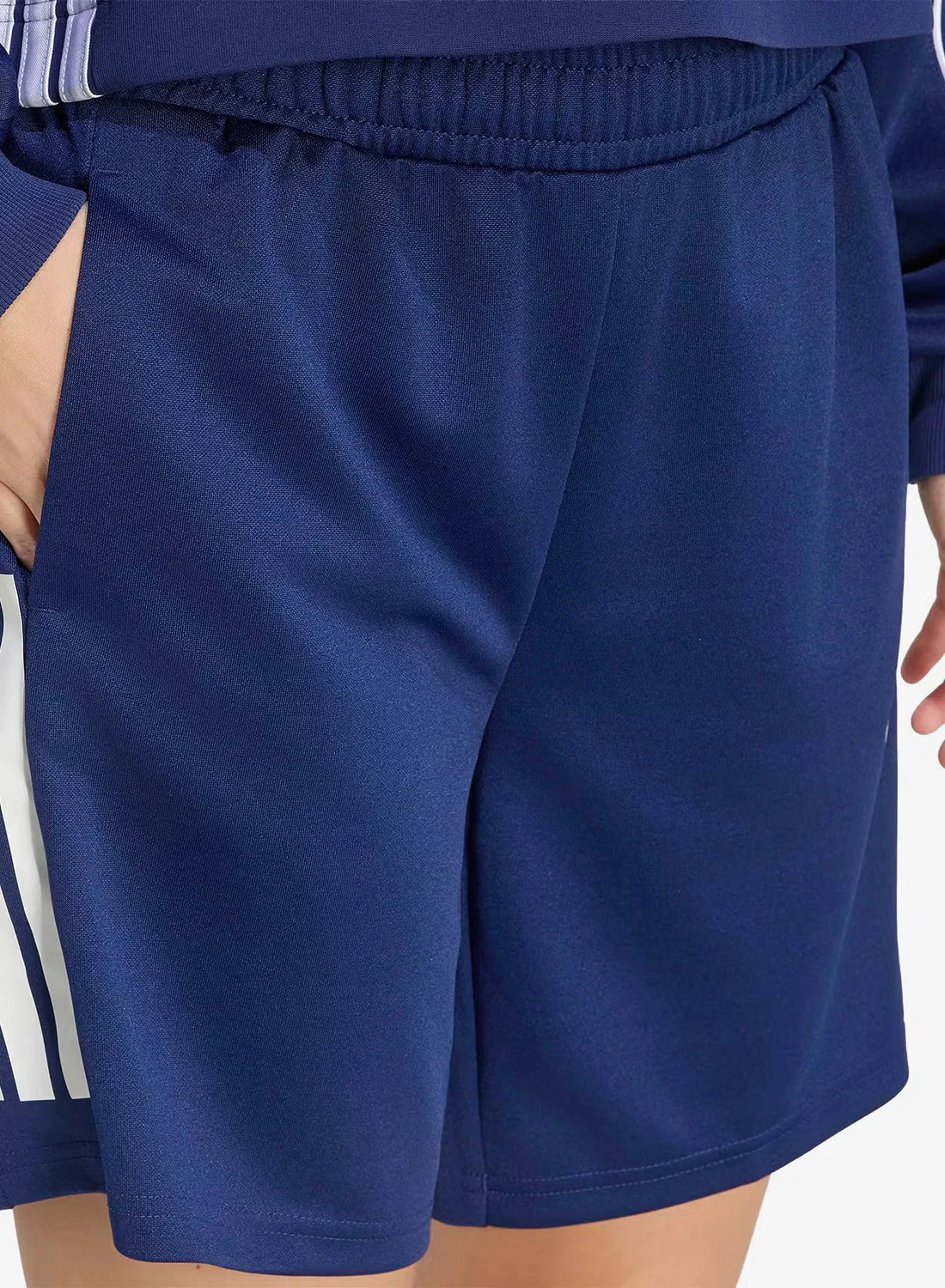 Шорты с контрастными лампасами Sereno Adidas, темно-синий — фото 3