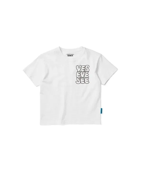 Футболка детская с логотипом C-Logo, Yeseyesee, белый