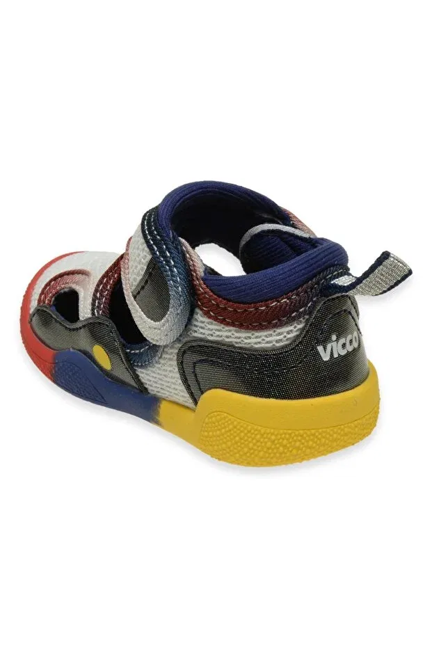 Детские туфли для мальчиков текстильные Kendy First Step Vicco, Navy/Navy — фото 4